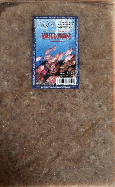 Krill fein 500g Frostfutter Schokotafel