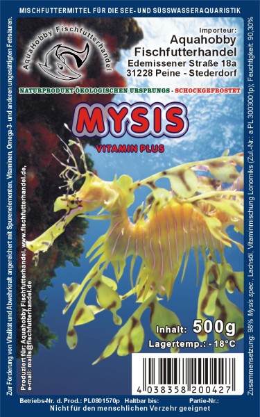 Mysis 500g Frostfutter Züchterpackung