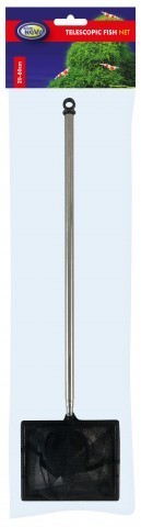 Garnelenkescher - Nano Shrimp Net, Bügel 7,5cm schwarz mit Teleskopstiel 15-45cm