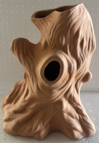 Baumhöhle für Aquarium oder Terrarium – Rückzugsort, Laichhöhle & Pflanzhilfe (15 x 12 x 16,5 cm)