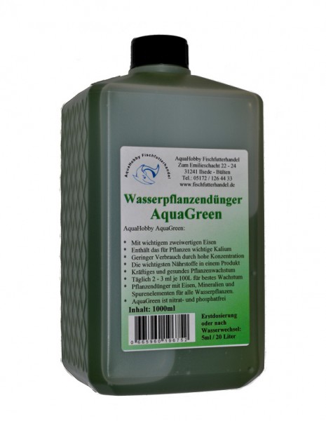 Wasserpflanzendünger AquaGreen 1 Liter